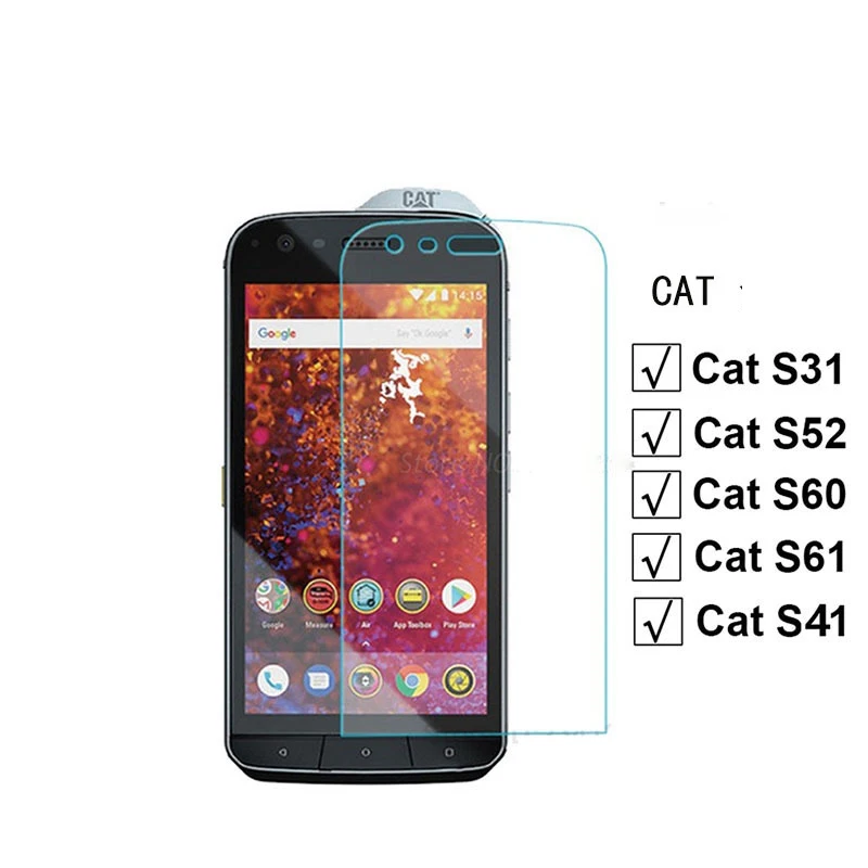 100% оригинальное 2.5D Закаленное стекло для CAT S61 S60 S31 S41 защита экрана Защитная
