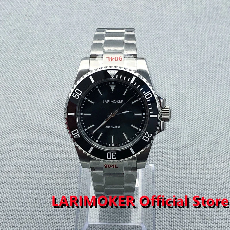 

LARIMOKER сапфировое стекло использовать 24 Драгоценности NH35A PT5000 2813 8215 механический Движение мужской t браслет из нержавеющей стали мужские водонепроницаемые часы
