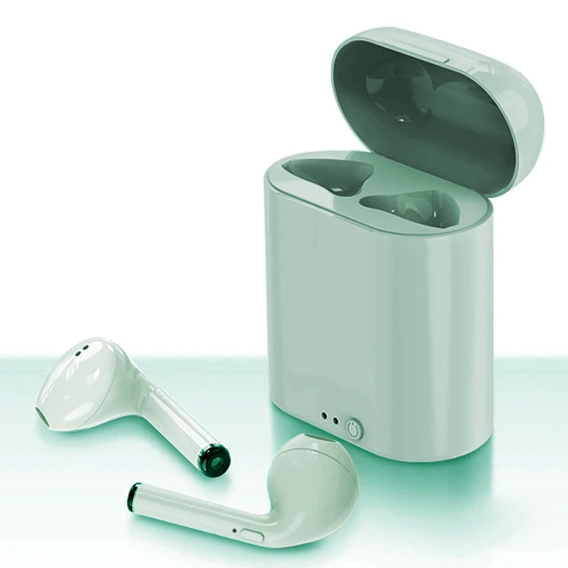 i7s mini Tws Wireless Headphones Bluetooth Earphones For iPhone Huawei Xiaomi Redmi Sports Earbuds Stereo In-Ear Music Headset Green