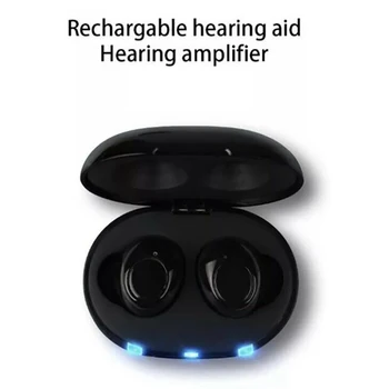 

Portable Hearing Aid Mini Ear Sound Amplifier Adjustable Ear Hearing Amplifier Aid Kit Tone Hearing Aids for the Deaf/Elderly