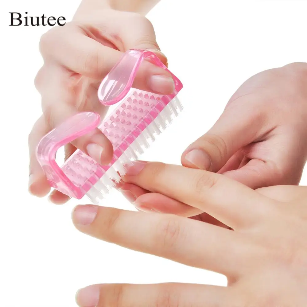 Biutee 15 шт. УФ гель мини пластиковые кисти для ногтей смешанный цвет мягкий