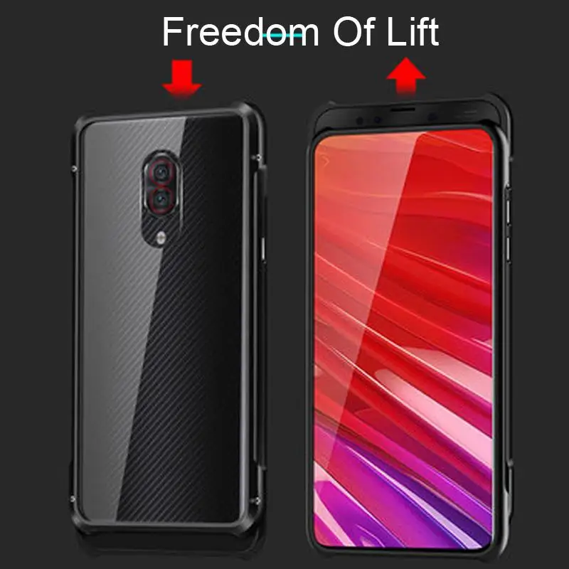 Tanie Luksusowa obudowa z adsorpcją magnetyczną dla Lenovo Z5 Pro pokrywa szkło hartowane metalowy zderzak odporny na wstrząsy etui na Lenovo Z5 Pro GT okładka