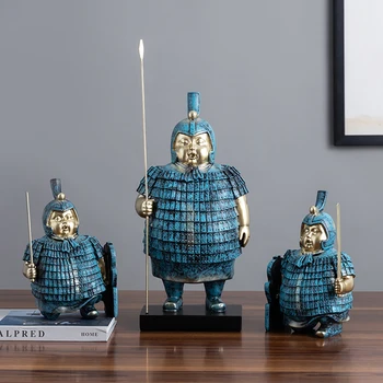 

Soldier decoration Chinese resin ancient soldier decoration living room office decoration accessories abstract decoration gift