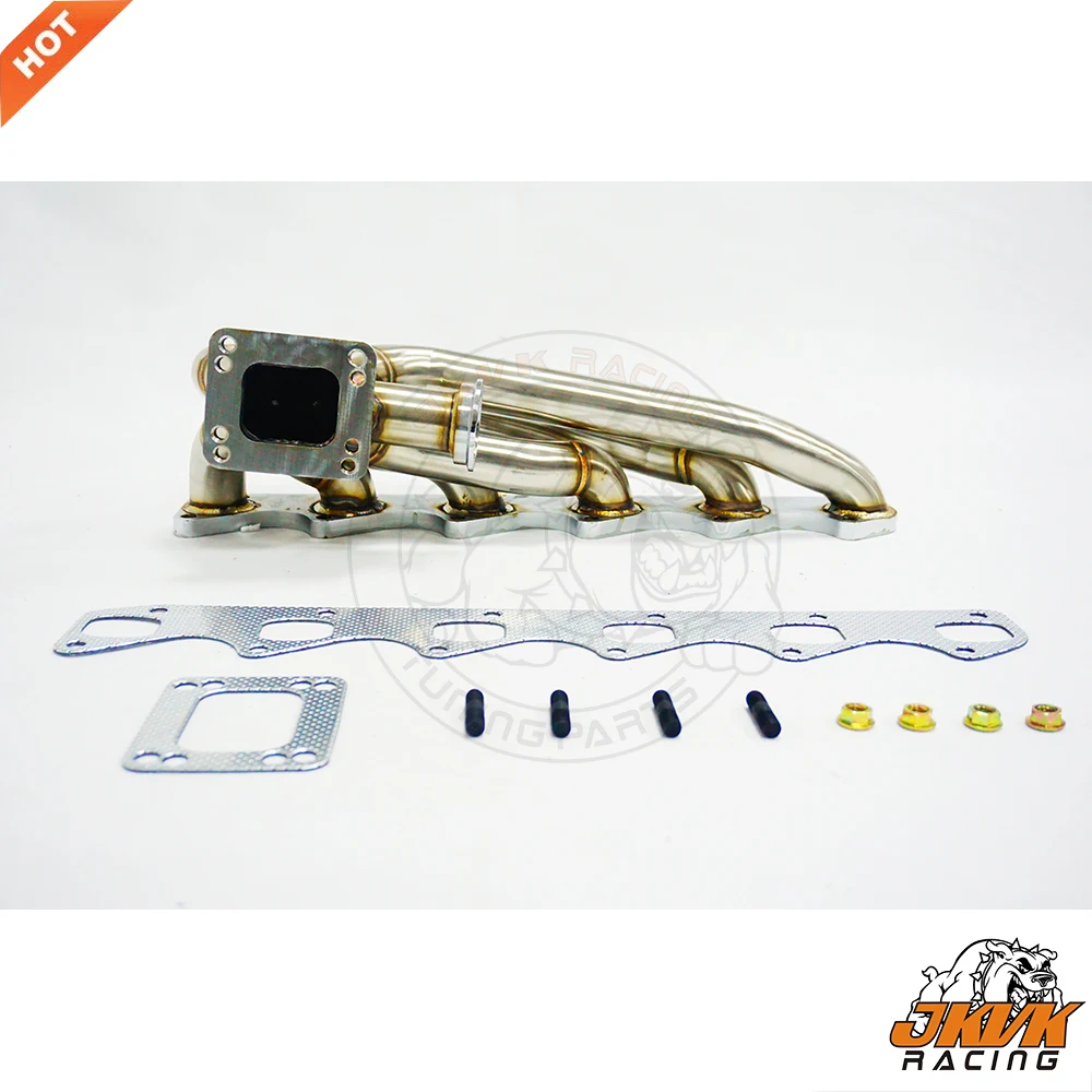 JKVK RACING 3 мм толстый турбо-коллектор для M30 T3 T4 Turbo E30/E32/E34/E28/E24/E23/E9 | Автомобили и