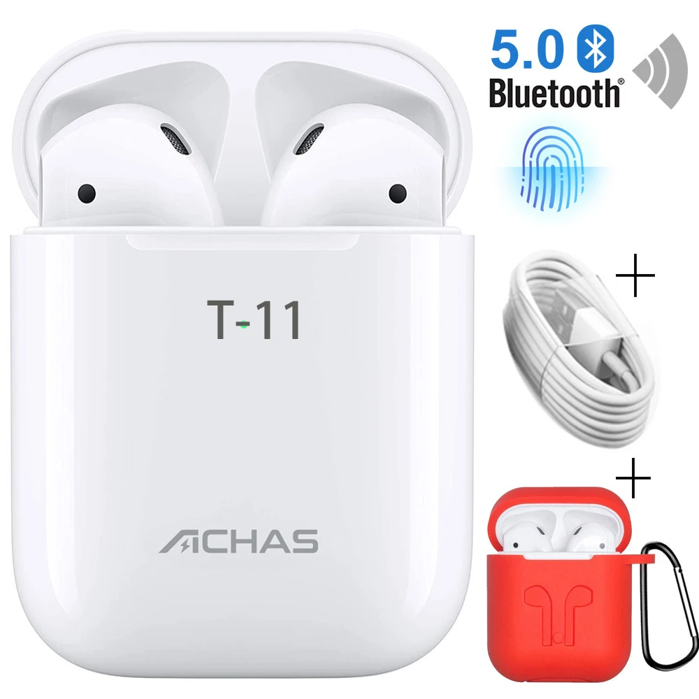 

ACHAS TWS Wireless Bluetooth Earphone Ear Bud Bluetooth 5.0 Headphone True Wireless Earbud Headset For Gift