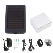 Зарядное устройство с солнечной панелью, внешний источник питания для охотничьей камеры 9 в 12 В, фотоловушки HC900 HC801 HC700 HC550 HC300