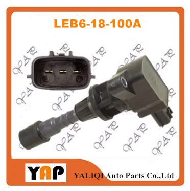 Высокое качество катушки зажигания для FIT Mazda5 2.3L L4 LEB6-18-100A LEB6-18-100B UF-541 2006-2008