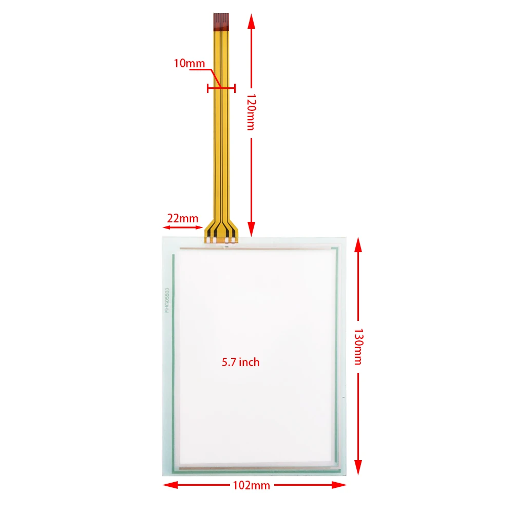 

5.7" for PanelView Plus 600 2711P-TC620D PN-31781 Touch Screen Panel 130*102mm