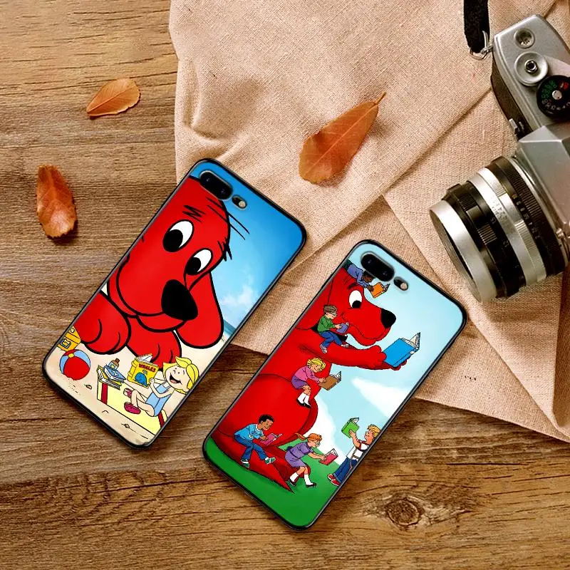 Cases For Samsung A70 50 40 30 20 10 60 6 Plus Clifford the Big Red Dog A7 A8 A9Soft Phone Back Cover Gift | Мобильные телефоны и
