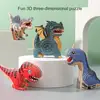 Baby Toy Montessori 3D Puzzle DIY Jigsaw Board Wooden Puzzle Dinosaur Animal Handmade Educational Assembly Toy Gift for Children 1