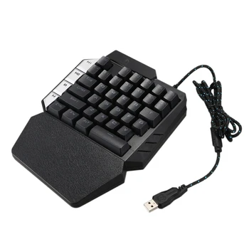 

K109 Universal Wired One-Handed Gaming Keypad 38 Keys Mechanical Keyboard