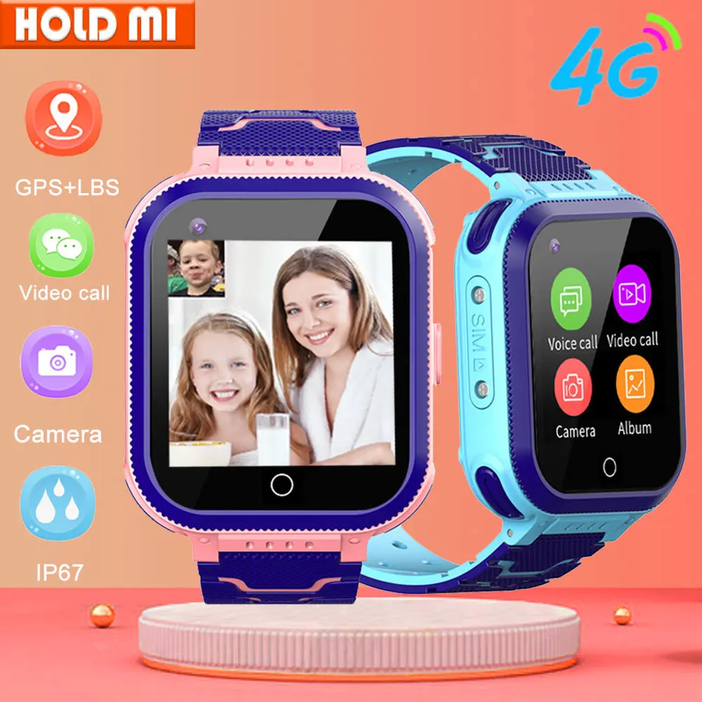 Детские Смарт-часы T3 с видеозвонками GPS 2 4 ГГц/5G Wi-Fi 0 3 миллиона пикселей HD камера