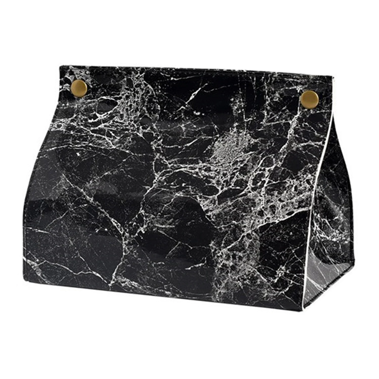 Black Behogar из искусственной кожи, диспенсер для салфеток для лица, чехол, держатель для дома, автомобильный Органайзер, принадлежности для салфеток, туалетной бумаги, мелкие предметы - Цвет: Black