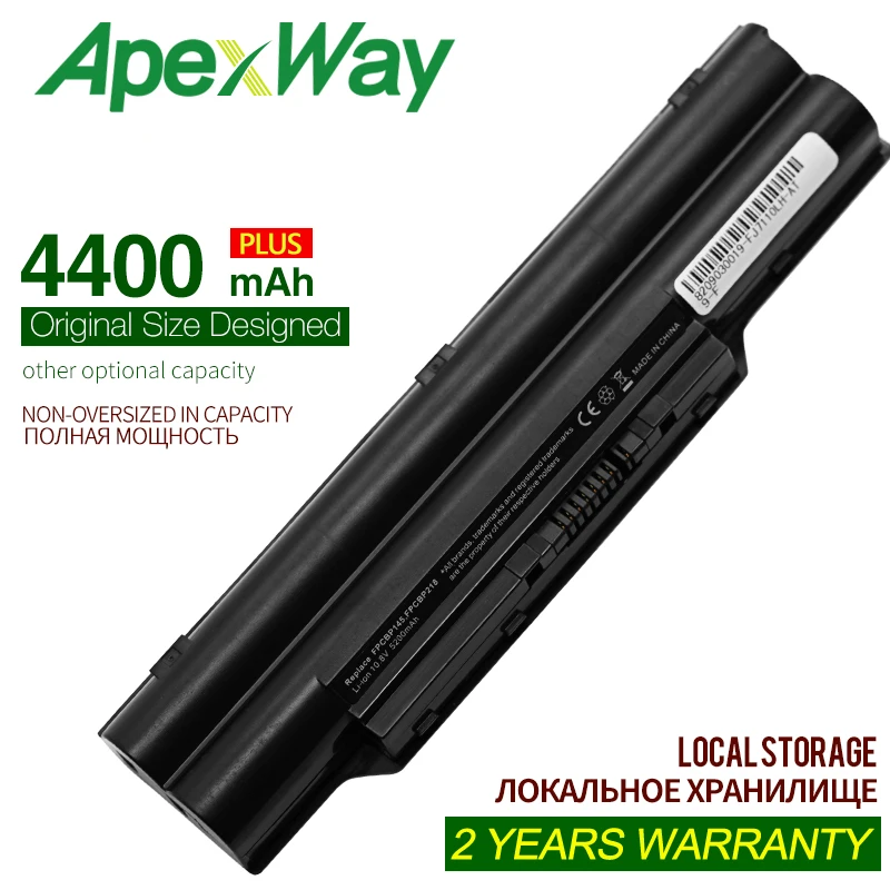 ApexWay ноутбук батарея для ноутбука FUJITSU FMVNBP146 FMVNBP177 FMVNBP178 FMVNBP198 FPCBP145 E751 E8310 L1010 LH700 P701
