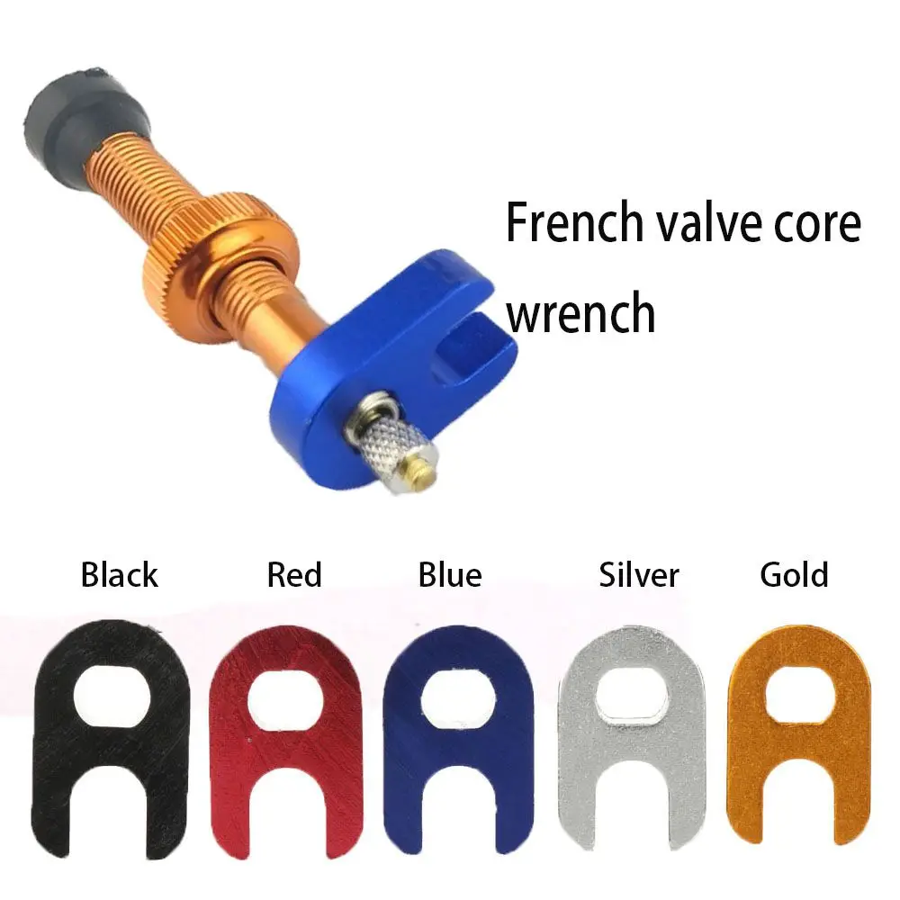 1PC Multifunction Bike Tire Valve Tool Valve Core Disassembly Installation Wrench Part MTB Road Bike Portable Repair Accessories bicycle valve tool