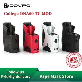 

Original Dovpo College DNA60 TC MOD 60W Vape Mod Power by Single 18650 Battery OLED Screen Electronic Cigarette Mod Vs Argus GT