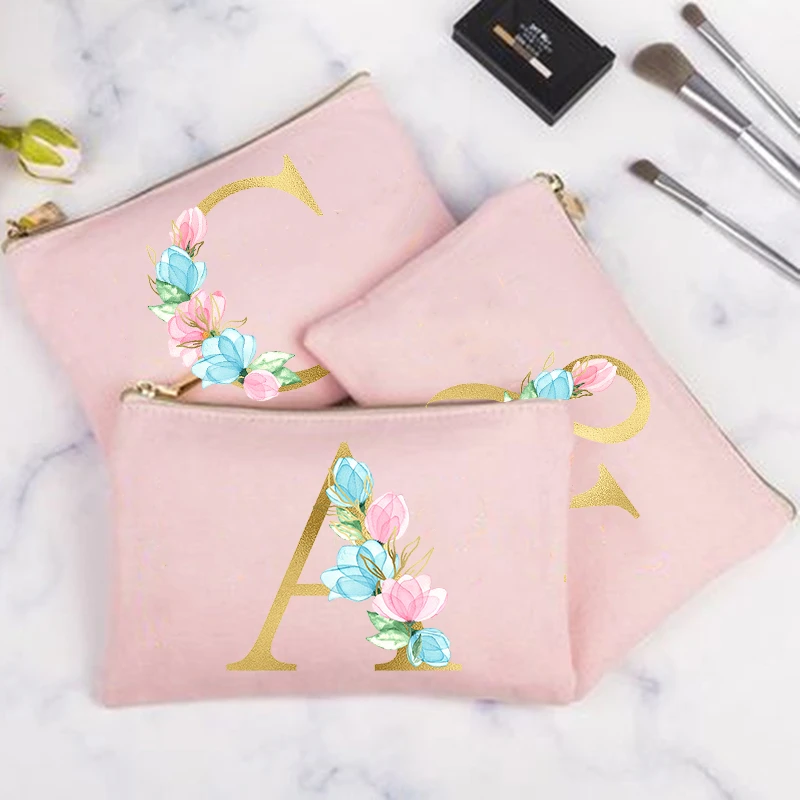 flower make up bag