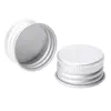 50Pcs Screw Lids 24R/28R Small Premium Aluminium Threaded Caps Lids Replacements for Mason Jar Borosilicate Glass Bottles Lids 3