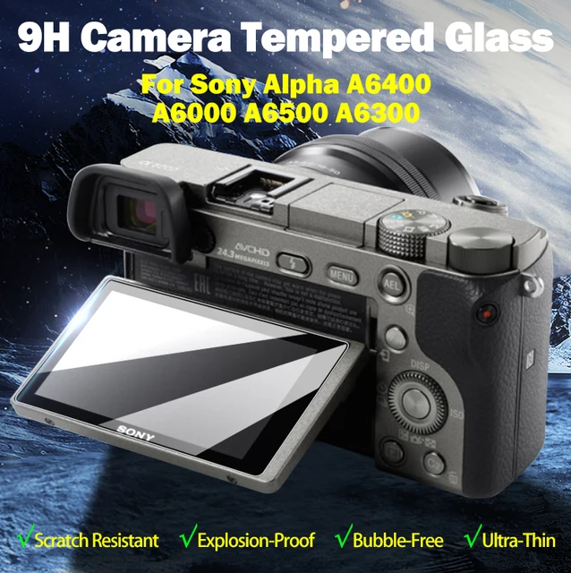 Pellicola Vetro Temperato Per Sony Alpha A6600 A6400 A6300 | Schermo Protettivo 9H Anti-Graffio | 3 Pezzi