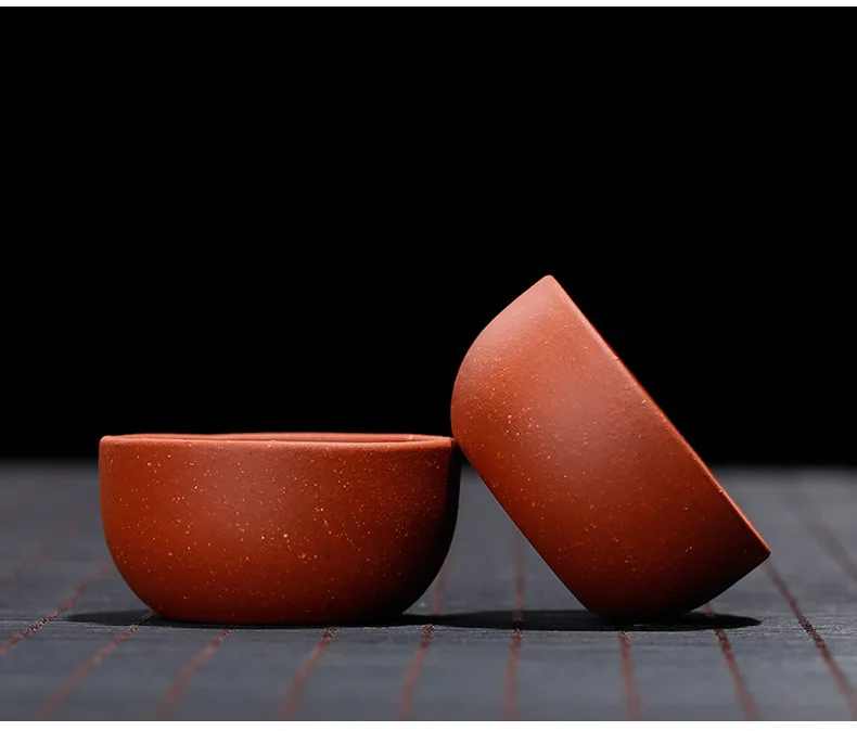 Dragon Blood Sand Tea Cup Wholesale Yixing Handmade Yixing Cup Small Tea Ceremony Accessories Gift Box Collocation