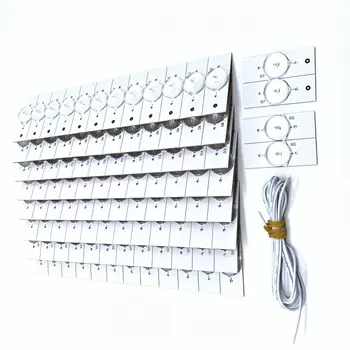

100PCS 6V SMD Lamp Beads with Optical Lens Fliter for 32-65 inch LED TV Repair