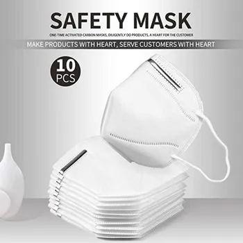 

10pcs Pm2.5 Face Cover Breathable Mouth-cover Unisex Face-mask Dustproof Protection Cover Dropshipping Large Stock mascarillas