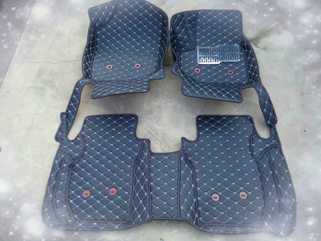 

Full Covered Right Steering RHD Waterproof Carpets Special Car Floor Mats for Ford Focus Mondeo Kuga Edge Ecosport Fiesta S-MAX