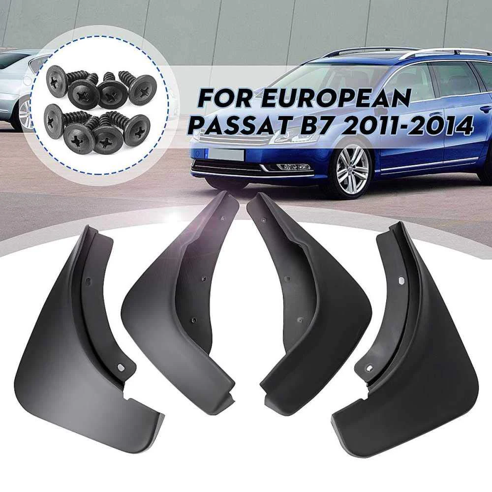 Брызговики для-VW Passat B7 2011-201 Европейский крыло полная защита брызговики 4 шт брызговик