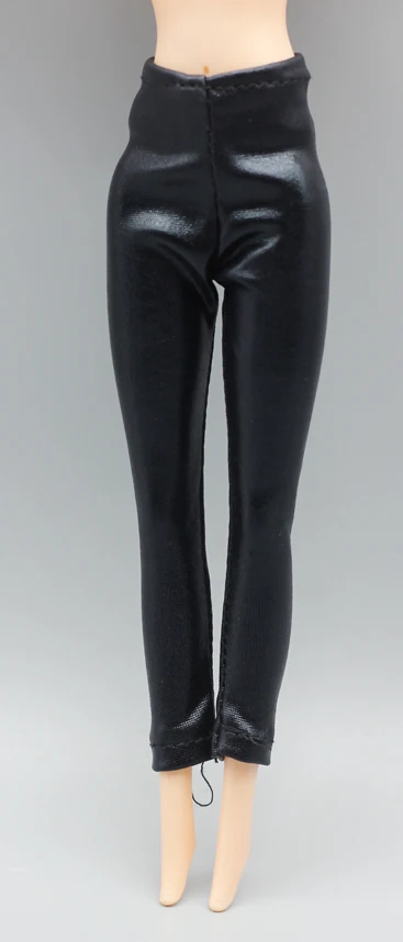 Candy Color Leather Elastic Bottom Pants Clothes Trousers 30CM Baby Gril 1/6 Doll Accessories 3PCS/lot