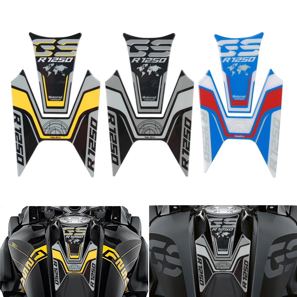 Fuel Tank Pad Protector Decal 3D Motorcycle Stickers For BMW Motorrad R1250GS R 1250 R1250 GS 1250GS 40 Years 2020 2021