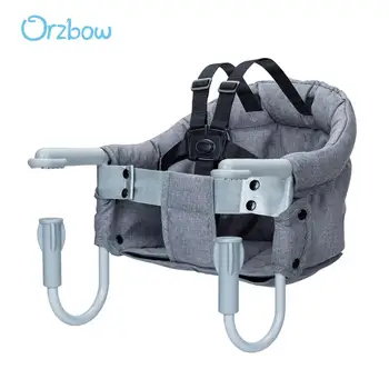 

Orzbow Children High Chair For Feeding Baby Booster Seat Portable Travel Folding Chair kids Toddler Hook-on Dining Table Chair