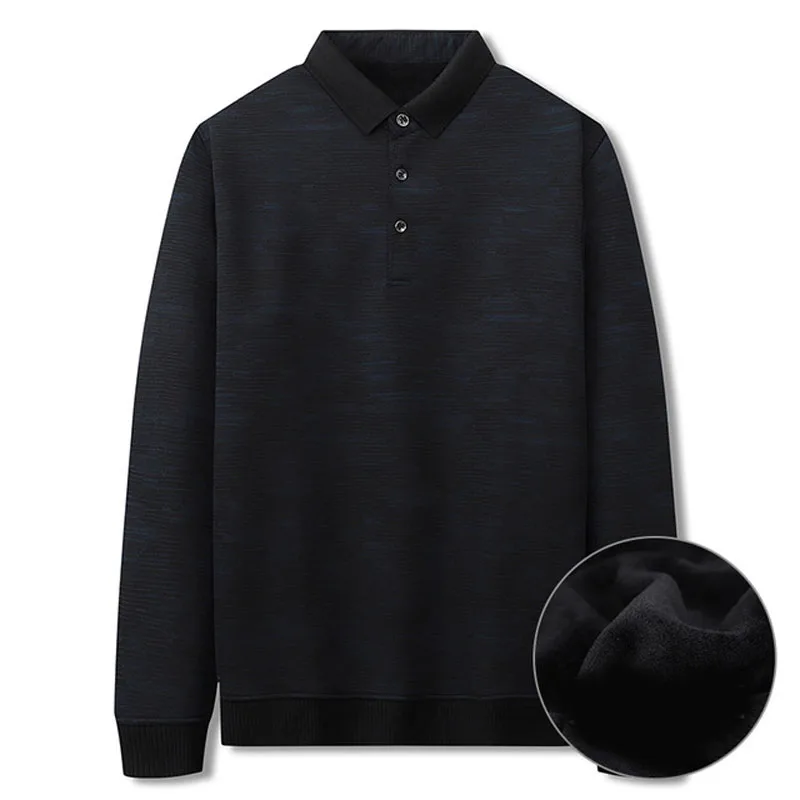 Осенне-зимняя флисовая Мужская рубашка поло 5XL 6XL 7XL 8XL бюст 140 см свободная Теплая мужская рубашка Поло