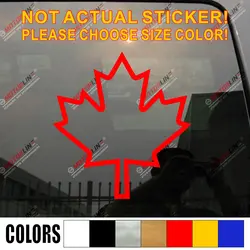 Клен листовая наклейка стикеры Канада канадский автомобиль винил выбрать размер цвет высечки без фона