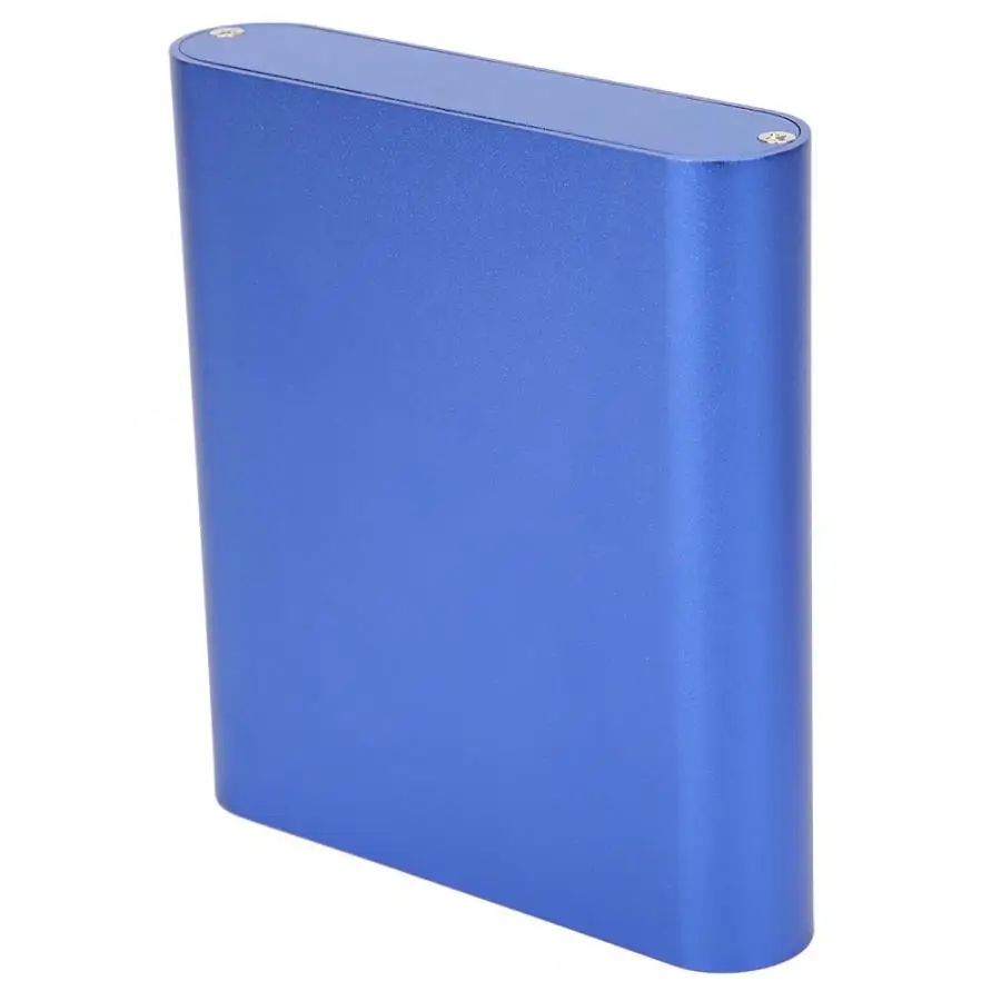 Алюминиевый Проект BoxMatte синий DIY электронный продукт теплоотвод корпус 26x108x120 мм