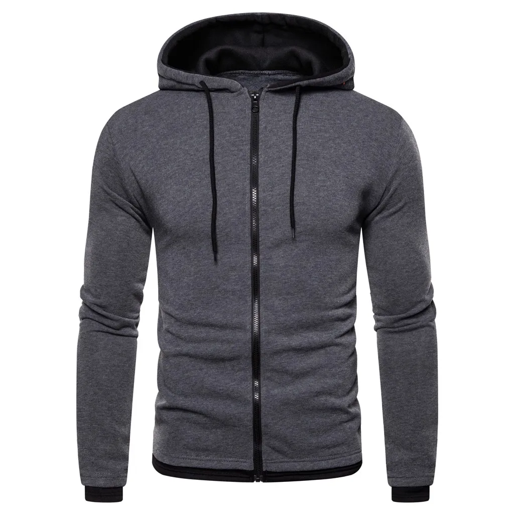 Jaycosin 3XL зимние куртки мужские пальто из плотного флиса со стоячим воротником мужские куртки повседневная однотонная мужская верхняя одежда теплая Прямая поставка 9