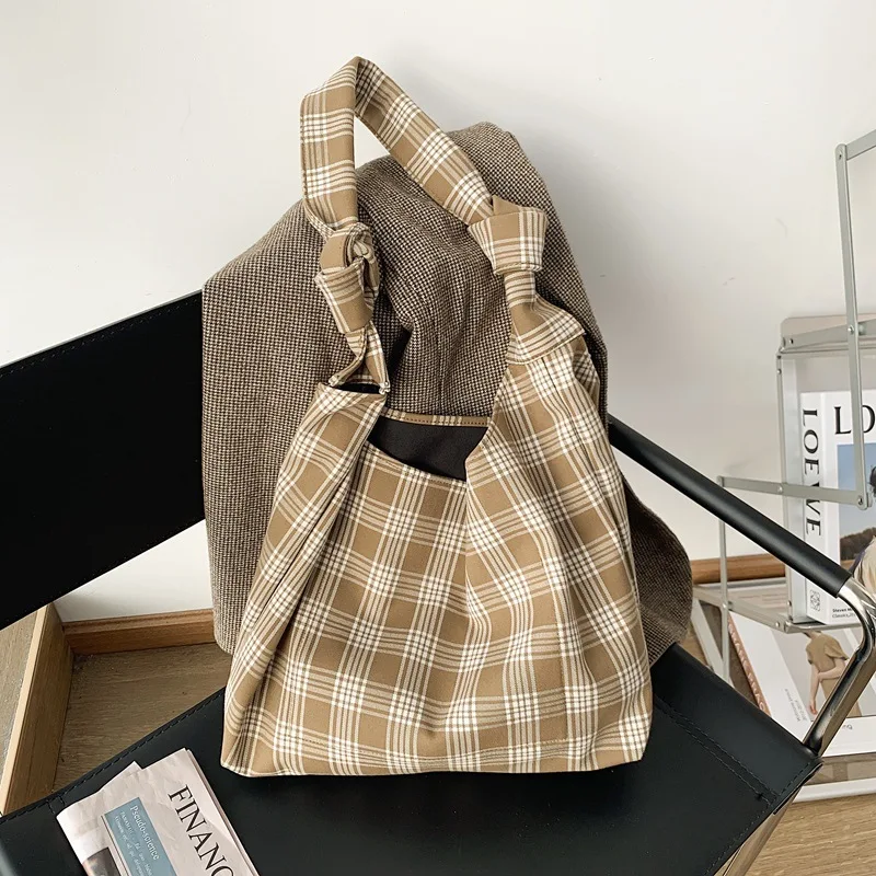 Harajuku Retro Canvas Bag Simple Large capacity Japanese Shopping Bag