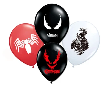 

20pcs 12 inch 2.8g Children's Birthday Party Latex Balloon coco Spiderman Venom Theme Party Birthday Balloon Toy