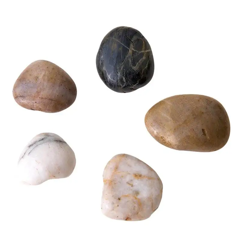 Прочные натуральные речные камни нежная текстура натуральный лунный камень