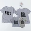 Funny Family Matching T-shirts Summer Cotton Matching Mom Dad and Kids Shirts Baby Bodysuits Family Picture Outfits Gift Clothes 4