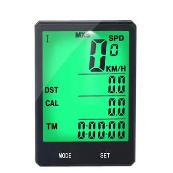 

2.8 Inch Bike Computer Wireless Speedometer Odometer Rainproof Cycling Bicycle Computer Bike Measurable Temperature Stopwatch