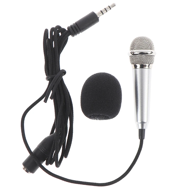 studio microphone Hot sale Handheld Mic Portable Mini 3.5mm Stereo Mic Audio Microphone For The Mobile Phone Accessories lavalier microphone