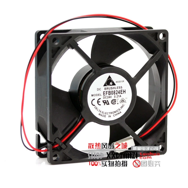 Новый EFB0824EH 8025 24V 0.21A 8 см двойной шариковый для инвертера сервера