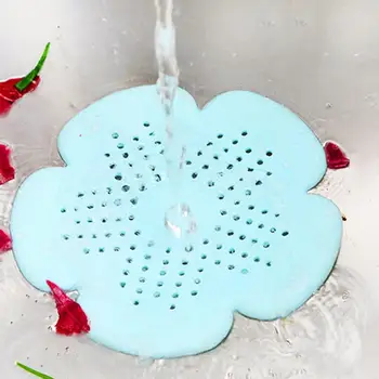 

Creative Home Plain Hair Filter Kitchen Filter Silicone Bathroom Bathtub Sewer Clogging Kitchen Sink Anti-Blocking Floor Drain