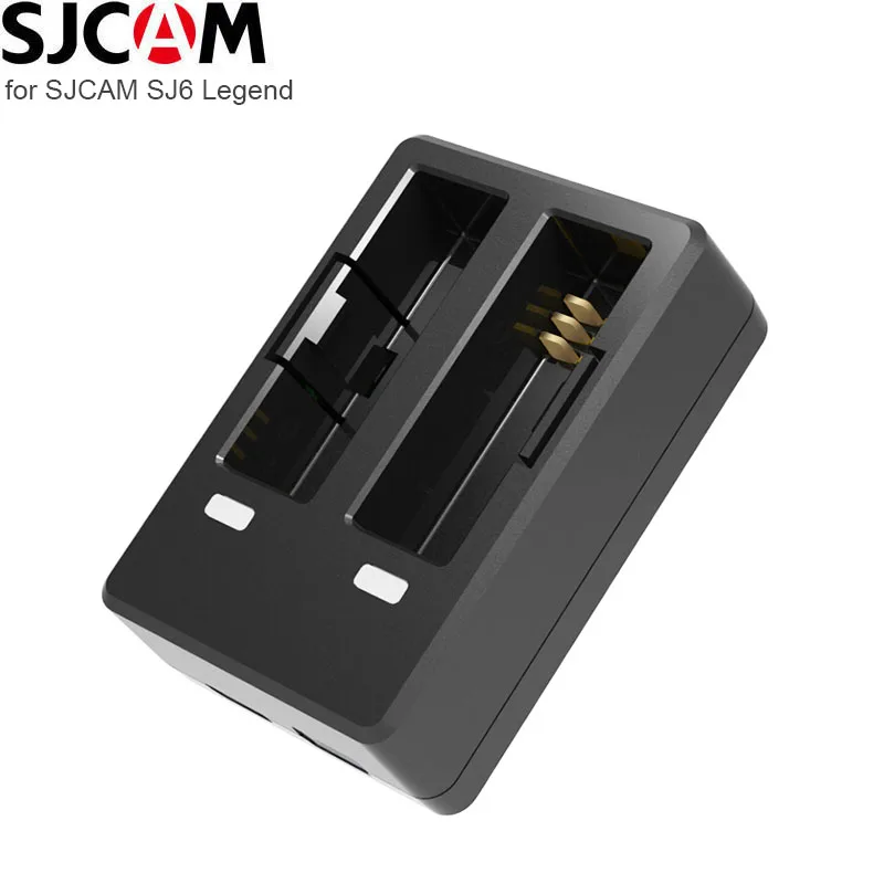 SJCAM SJ6 Legend зарядное устройство для аккумулятора зарядное устройство с двойным разъемом для SJ6 Legend 4K Wifi Спортивная экшн-камера аксессуары