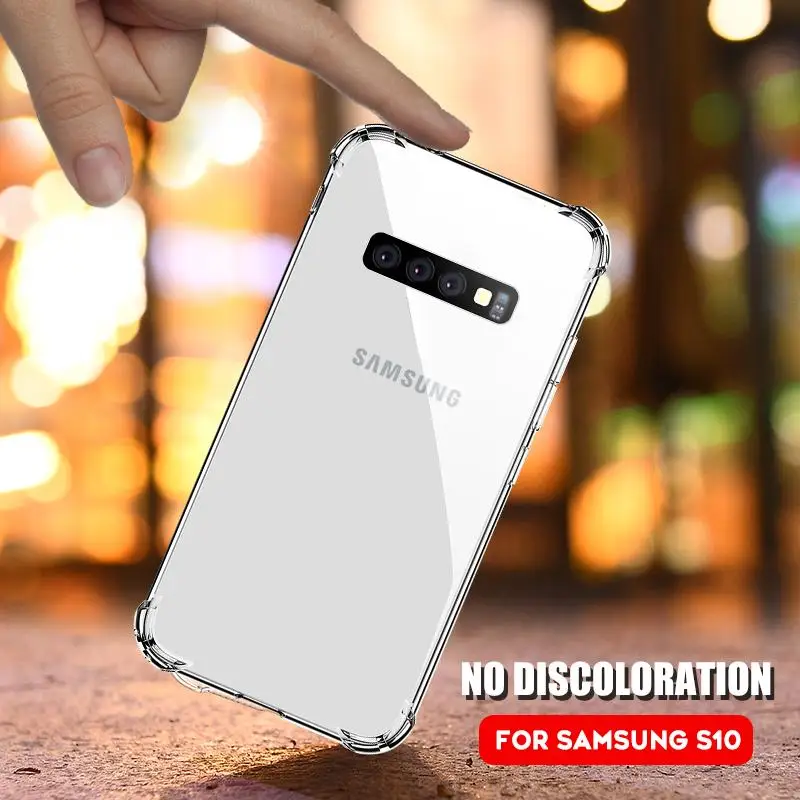 Airbag Soft TPU Case For Samsung Galaxy M30S A10S A20S A90 5G Note 10 Pro S10Plus S9 S8 S7 Edge A6 Plus A7 J4 J6 J8 2018 A50 A70 |