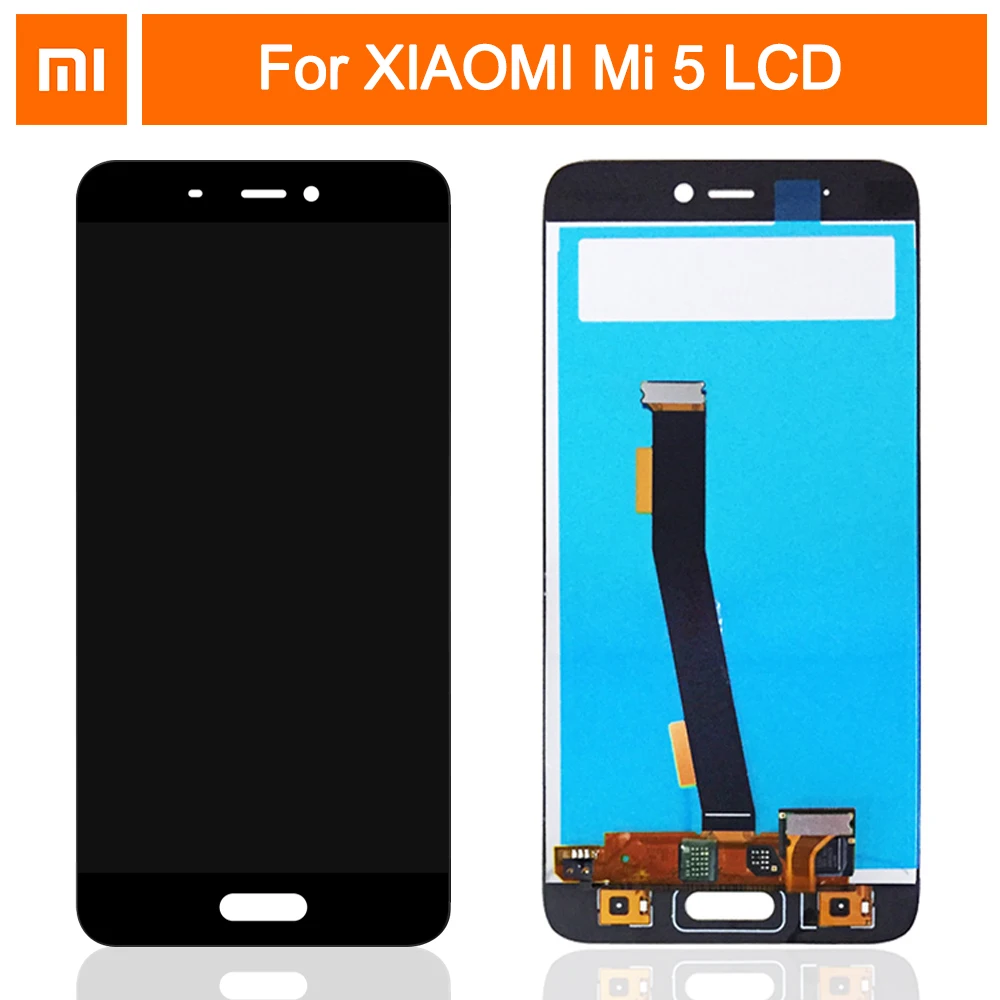 

5.15'' Display For XIAOMI Mi5 Mi 5 LCD Touch Screen Digitizer Replacement Full Assembly With Frame For XIAOMI Mi5 Display