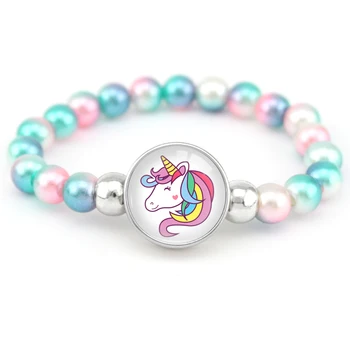 

Unicorn Bead Bracelets Trendy Fashion Beaded Jewelry Girls Women Boy Unisex Friendship Lover Christmas Gift Drop Shipping