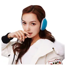 Outdoor Cold Earmuffs Unisex Winter Warmer Earmuffs Unisex Fashion Foldable Knitted Fleece Headband Ear Muffs Ear Cover#p7