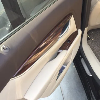 

Imitation Wood Window Gear Steering Wheel Anti-Kick Pad Door Moulding Decorated Frame For Cadillac XTS 2013 14 15 16 CAA186A