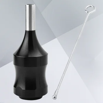 

Lightweight Tattoo Machine Handle Aluminum Tattoo Machine Part Handle Tube Tip Grip (Black)